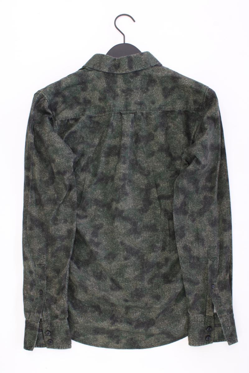 BOSS by Hugo Boss Langarmhemd für Herren Gr. S camouflage olivgrün aus Baumwolle - Image 3