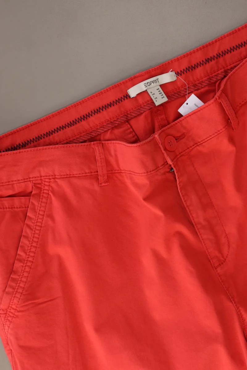 Esprit Chinohose Gr. 42 rot aus Baumwolle - Image 3