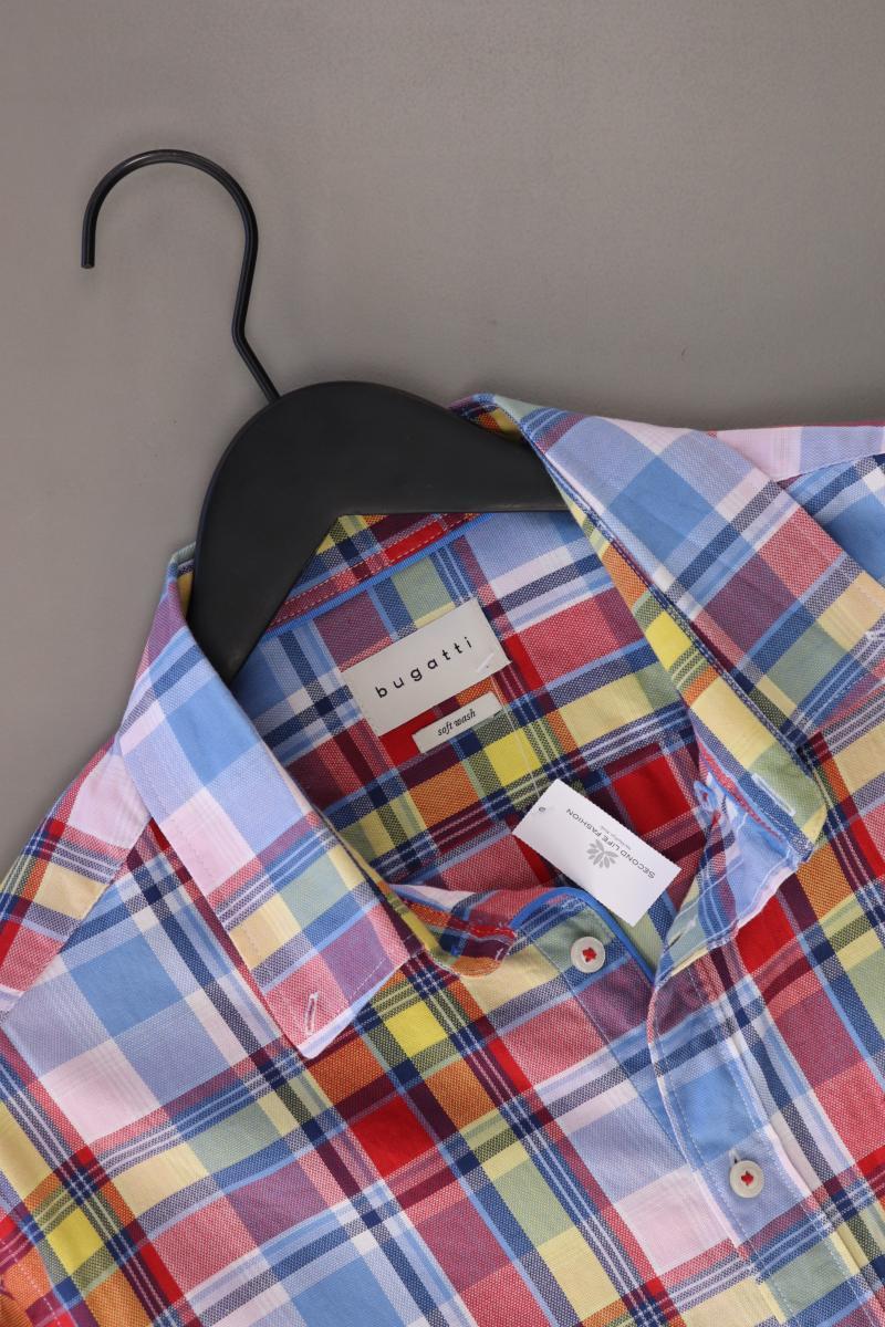 Bugatti Karohemd für Herren Gr. XL kariert Langarm mehrfarbig aus Baumwolle - Image 3