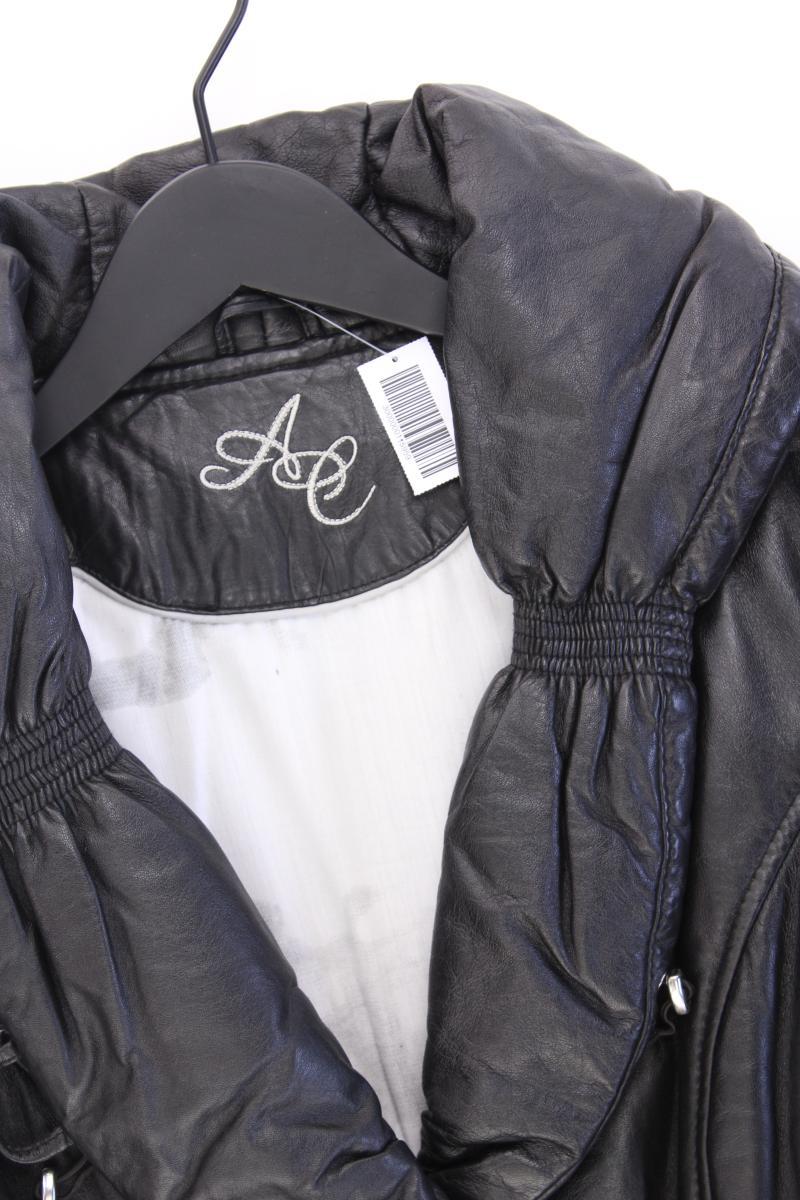 Arma Collection Ledermantel Gr. 42 mit Gürtel schwarz - Image 2