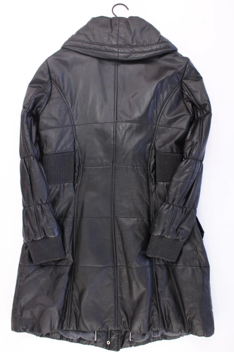 Arma Collection Ledermantel Gr. 42 mit Gürtel schwarz - Image 3