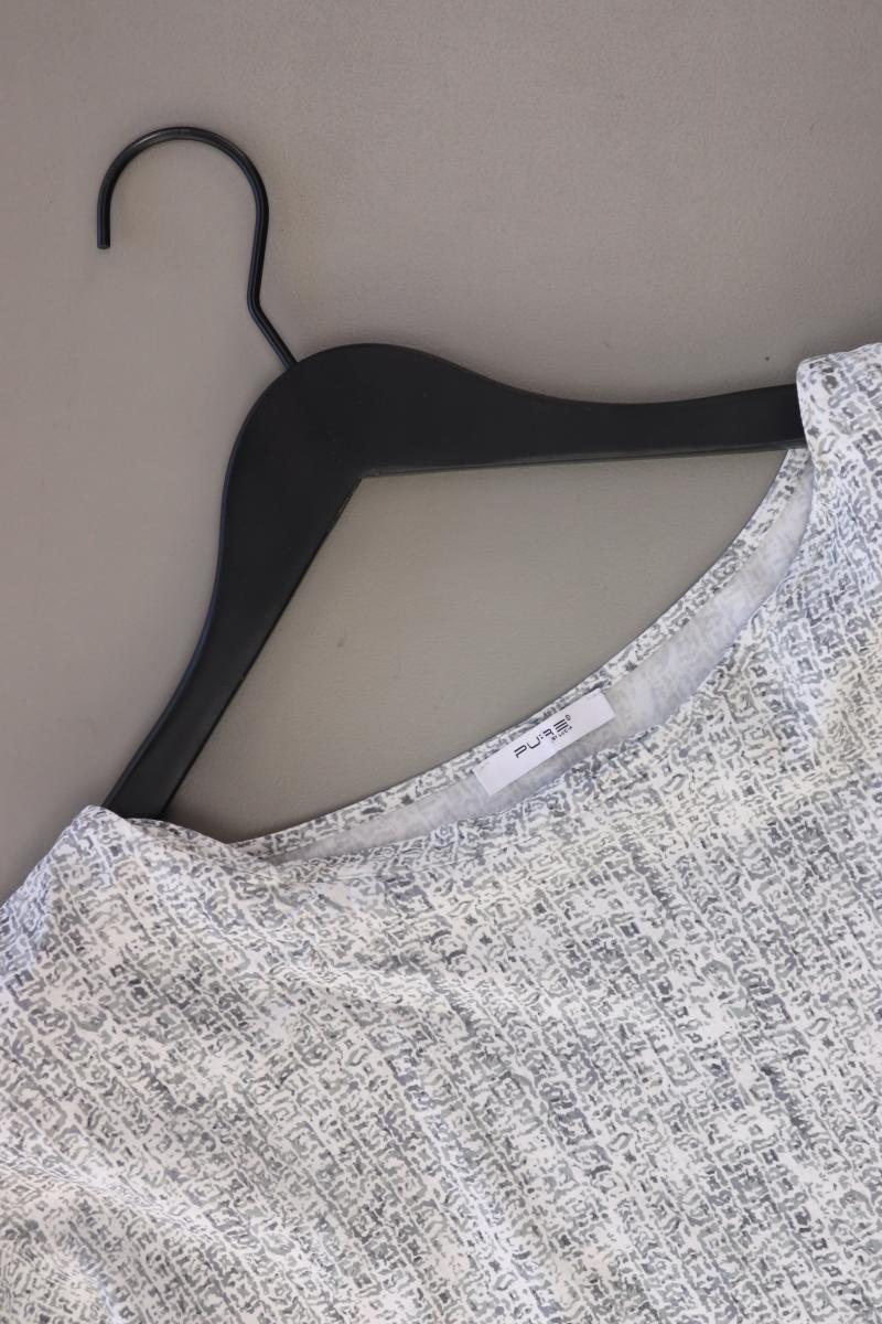 Pure by Lucia Bluse Gr. 46 3/4 Ärmel grau aus Viskose - Image 3