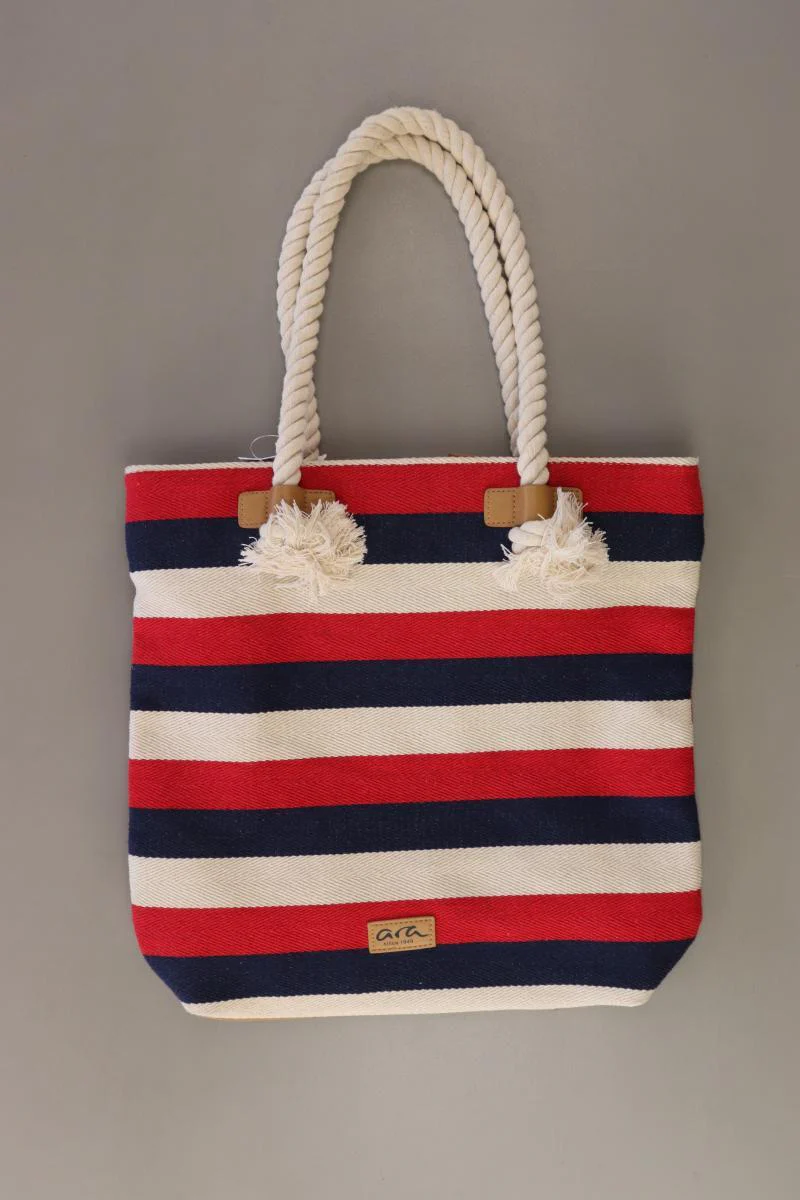 ara Schultertasche gestreift rot