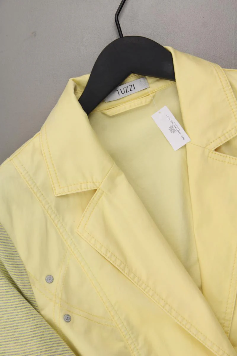 Tuzzi Classic Blazer Gr. 40 neuwertig gelb aus Baumwolle - Image 2