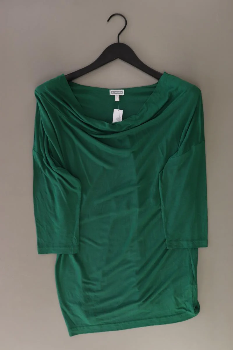 Street One Oversize-Shirt Gr. 40 3/4 Ärmel grün aus Baumwolle