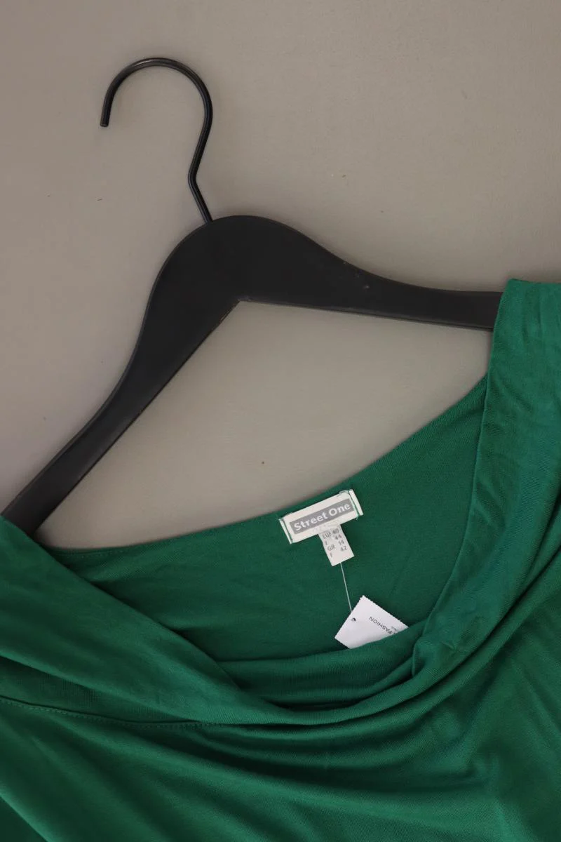 Street One Oversize-Shirt Gr. 40 3/4 Ärmel grün aus Baumwolle - Image 3