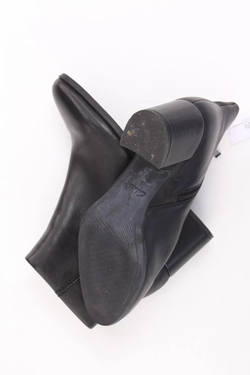 Clarks Stiefeletten Gr. 39 schwarz aus Leder - Image 4