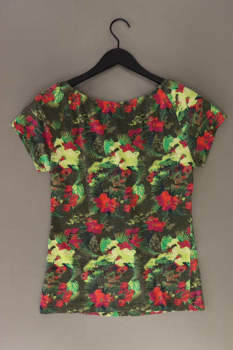 s.Oliver Printshirt Gr. 36 Kurzarm olivgrün aus Baumwolle - Image 2