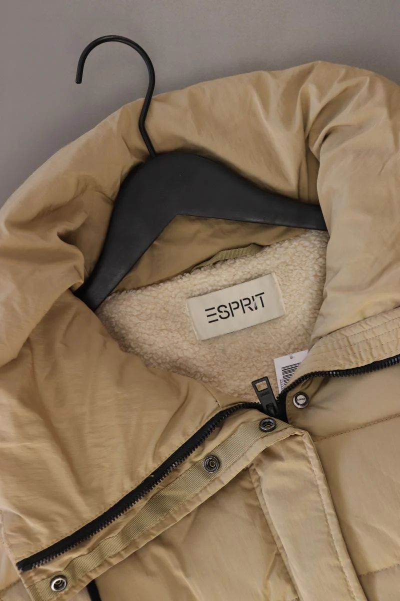 Esprit Lange Jacke Gr. XL neuwertig creme aus Polyamid - Image 3