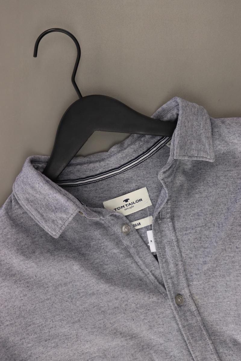 Tom Tailor Langarmhemd für Herren Gr. XL blau aus Baumwolle - Image 3