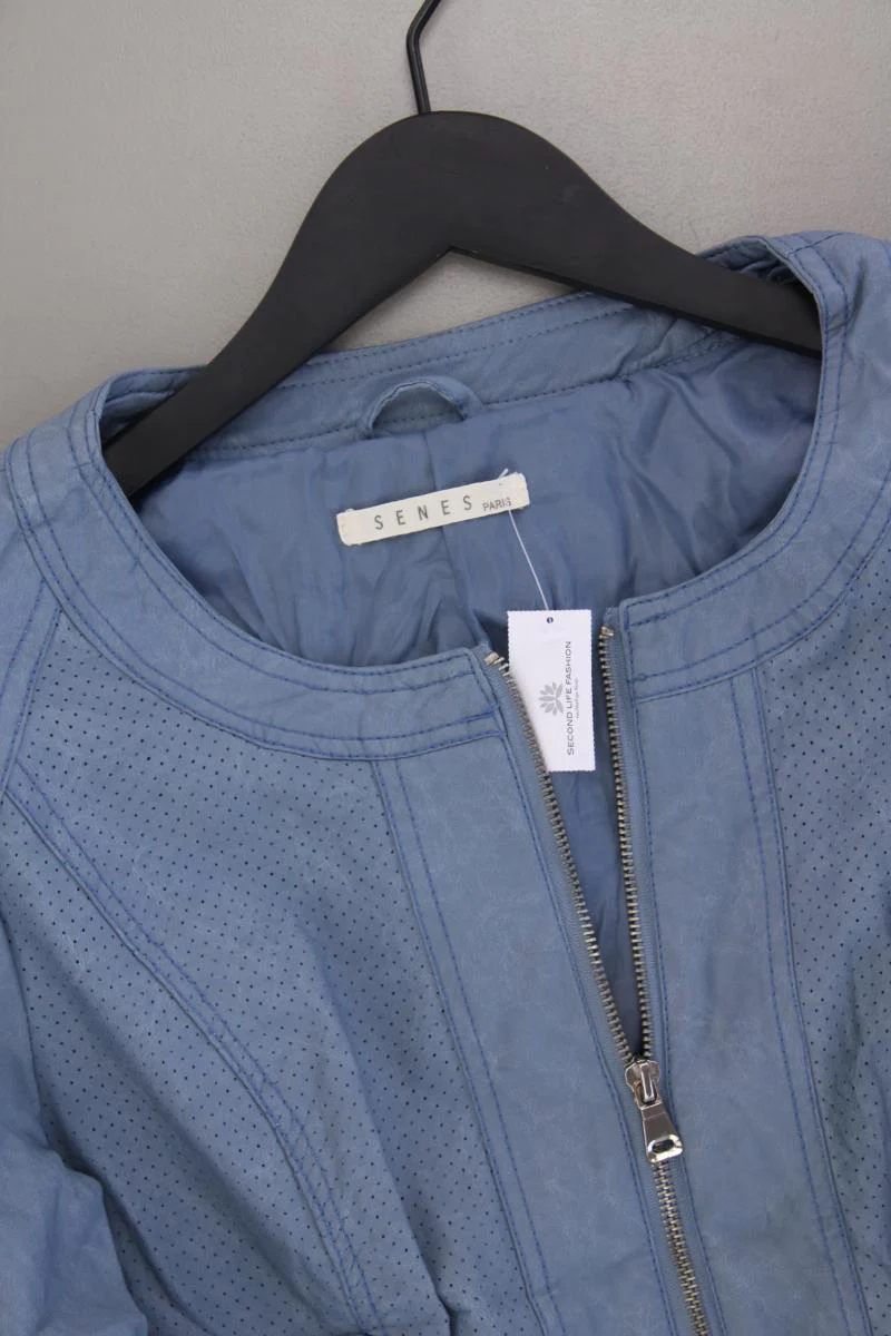 Senes Paris Kunstlederjacke Gr. L blau aus Polyurethan - Image 2