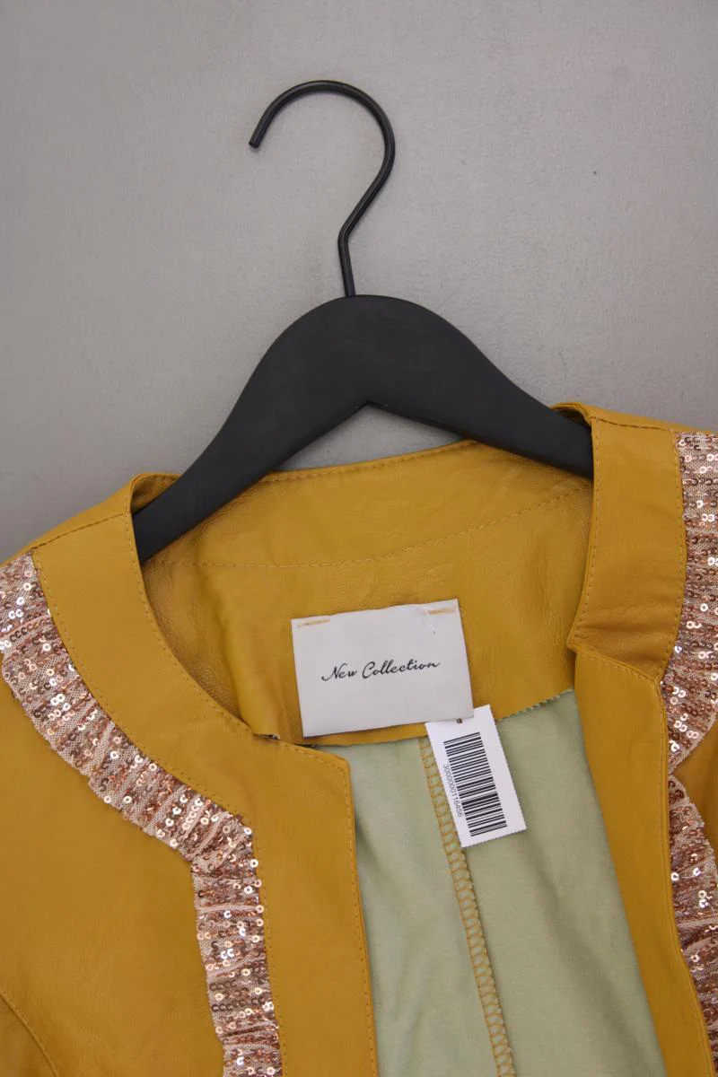 New Collection Übergangsjacke Gr. OneSize mit Glitzer gelb aus Polyacryl - Image 2