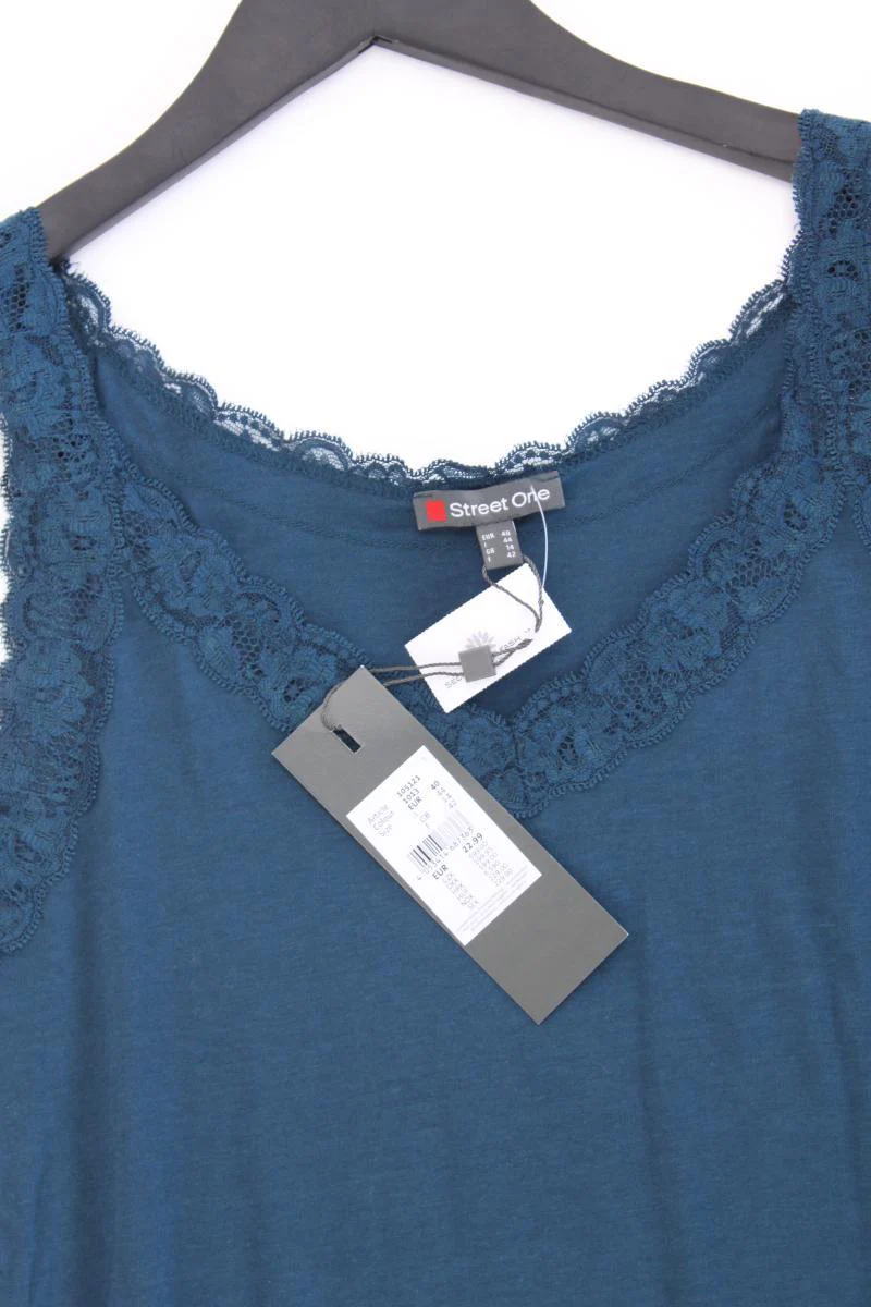Street One Trägertop Gr. 40 neu mit Etikett Neupreis: 22,99€! blau aus Baumwolle - Image 2
