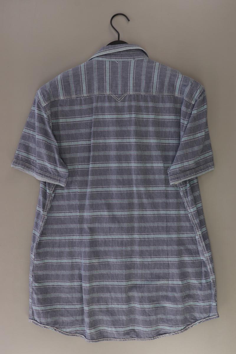 Tom Tailor Karohemd für Herren Gr. XL kariert Kurzarm blau aus Baumwolle - Image 2