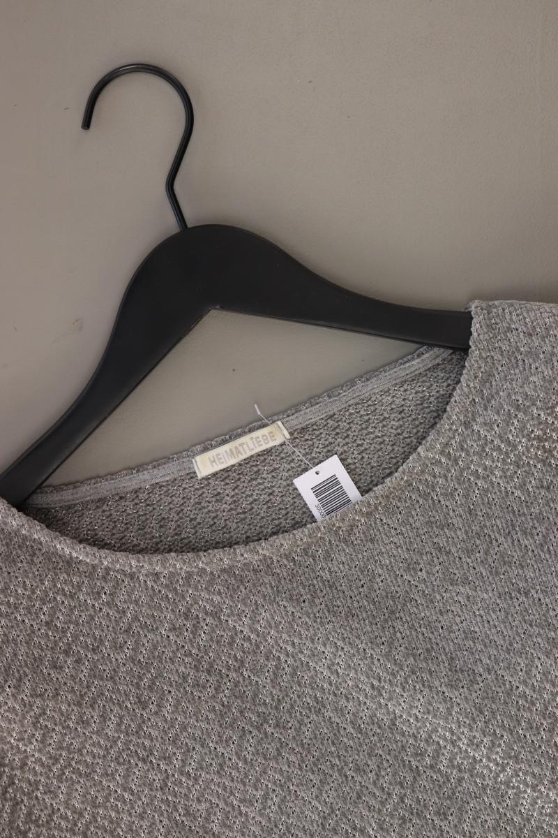 HEIMATLIEBE Feinstrickpullover Gr. S grau - Image 3