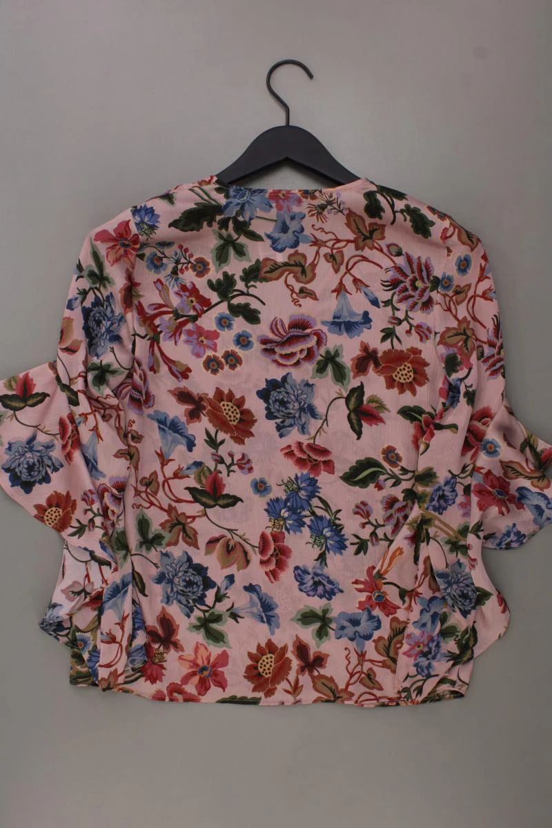 Hallhuber Langarmbluse Gr. 34 mit Blumenmuster lila aus Polyester - Image 3