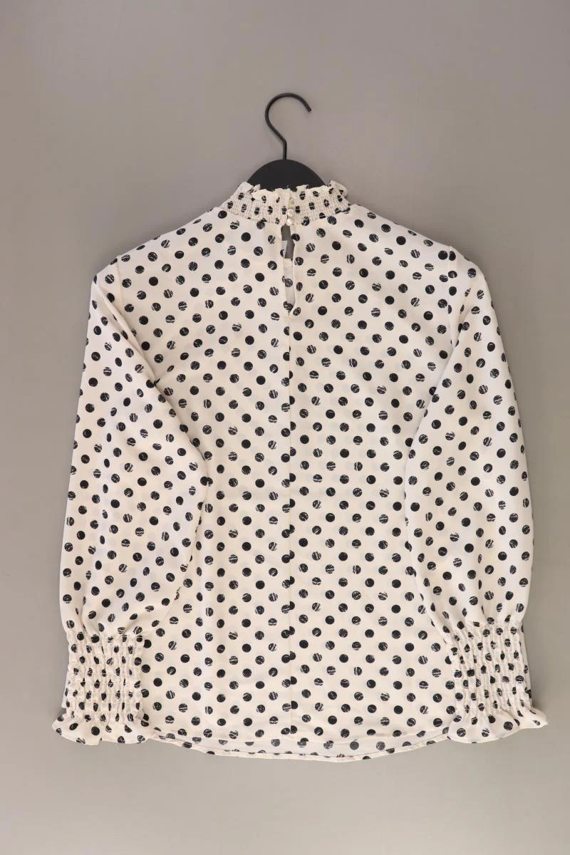 Colléction L. Bluse Gr. 40 gepunktet Langarm creme aus Polyester - Image 2