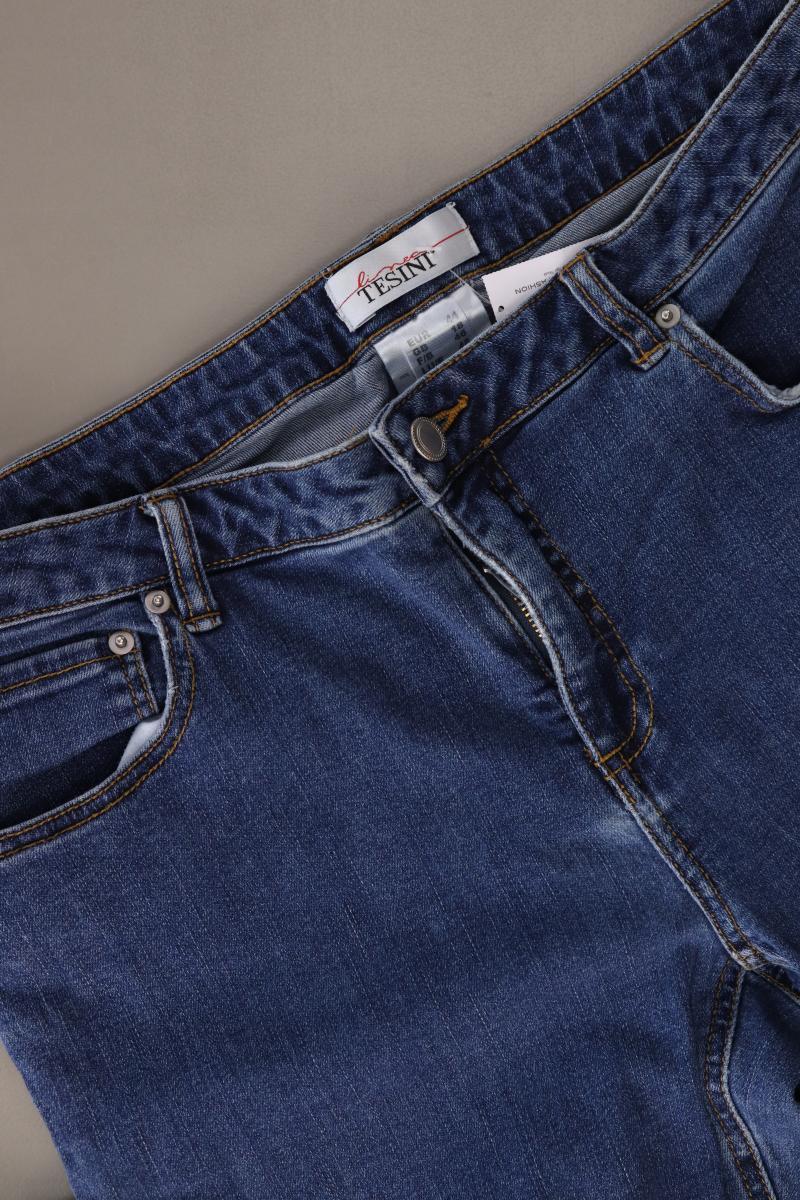 Linea Tesini Straight Jeans Gr. 44 blau aus Baumwolle - Image 3