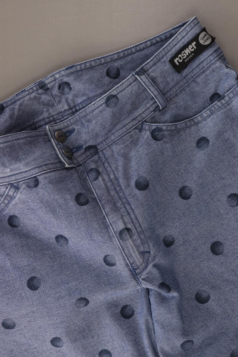 Rosner Straight Jeans Gr. 42 gepunktet blau aus Baumwolle - Image 4