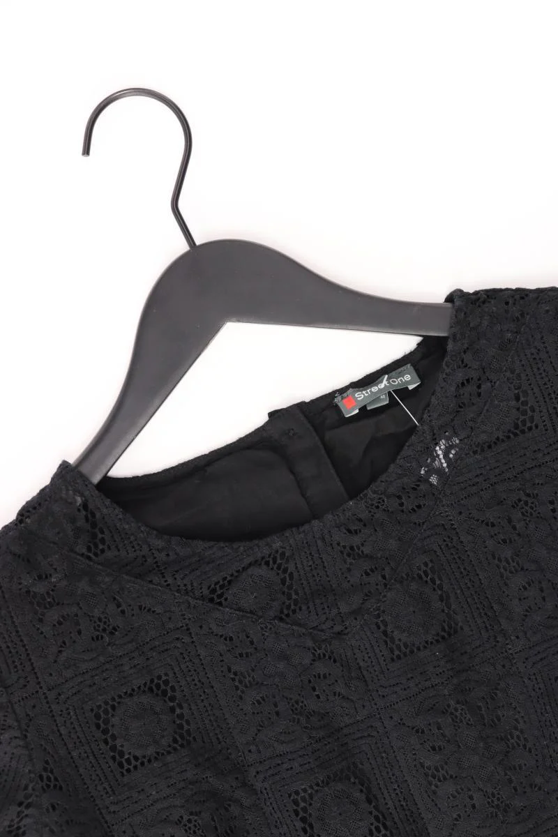 Street One Spitzenbluse Gr. 38 Langarm schwarz aus Polyester - Image 3