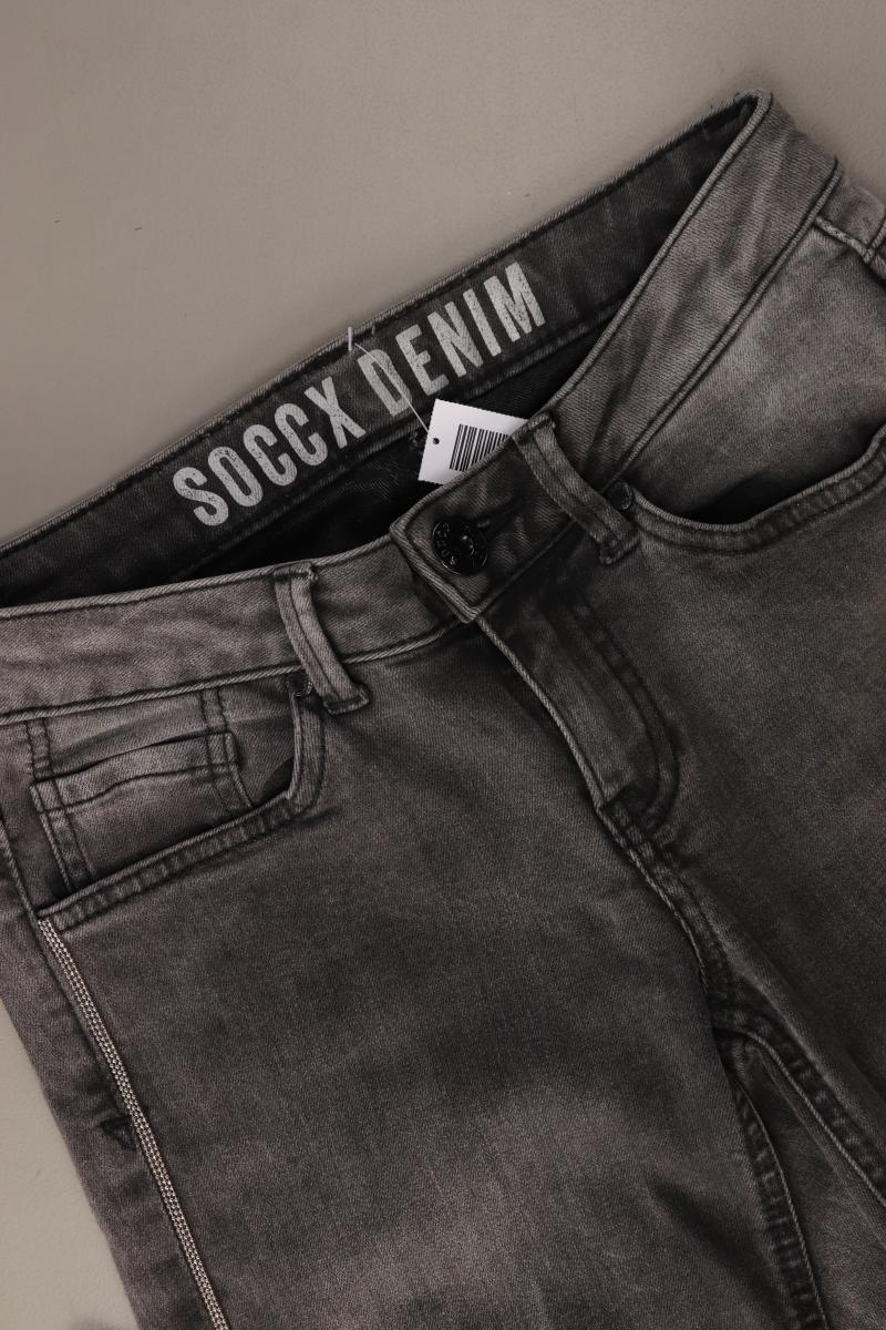 Soccx Skinny Jeans Gr. W26 grau aus Baumwolle - Image 3