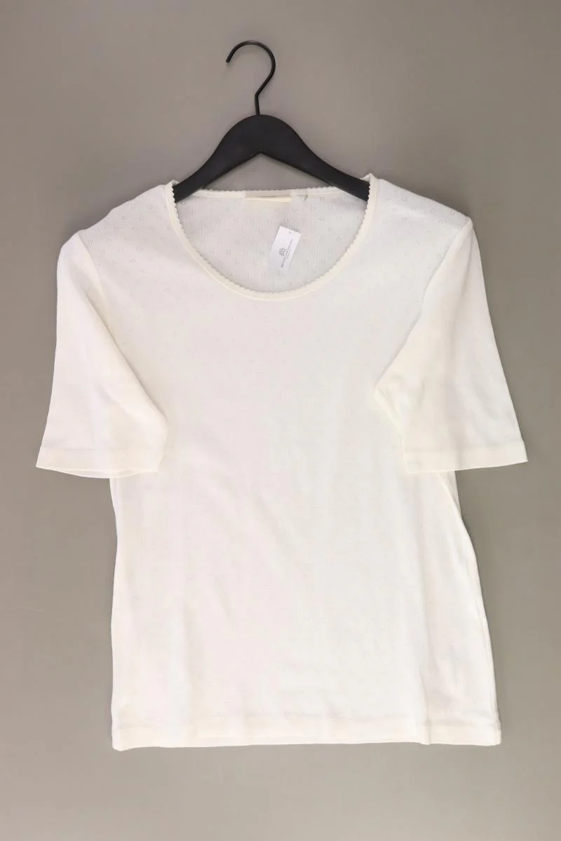 Sorgenfri Sylt T-Shirt Gr. L Kurzarm creme aus Baumwolle