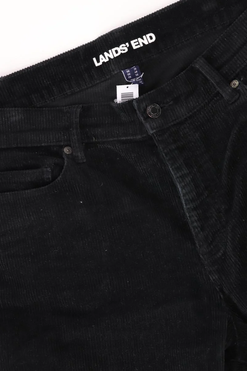 Lands' End Straight Jeans Gr. 48 schwarz aus Baumwolle - Image 3
