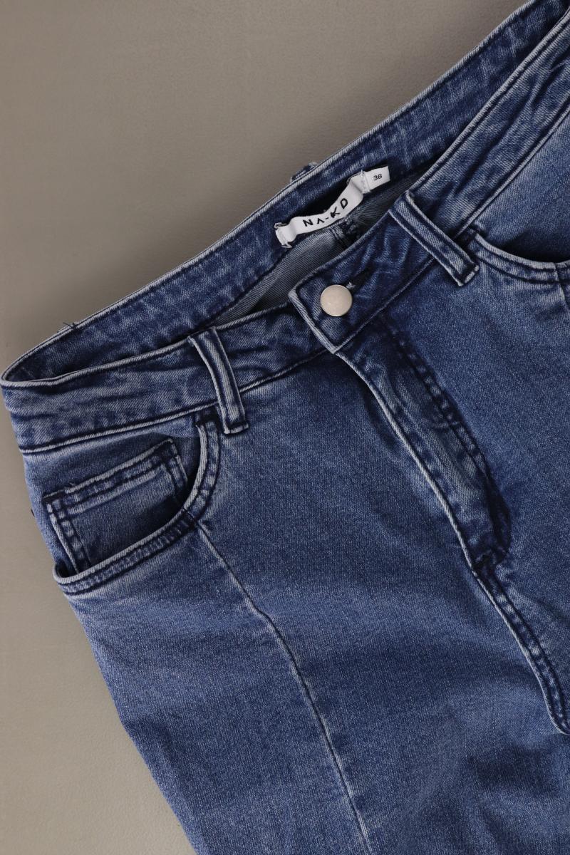NA-KD Regular Jeans Gr. 38 blau aus Baumwolle - Image 3
