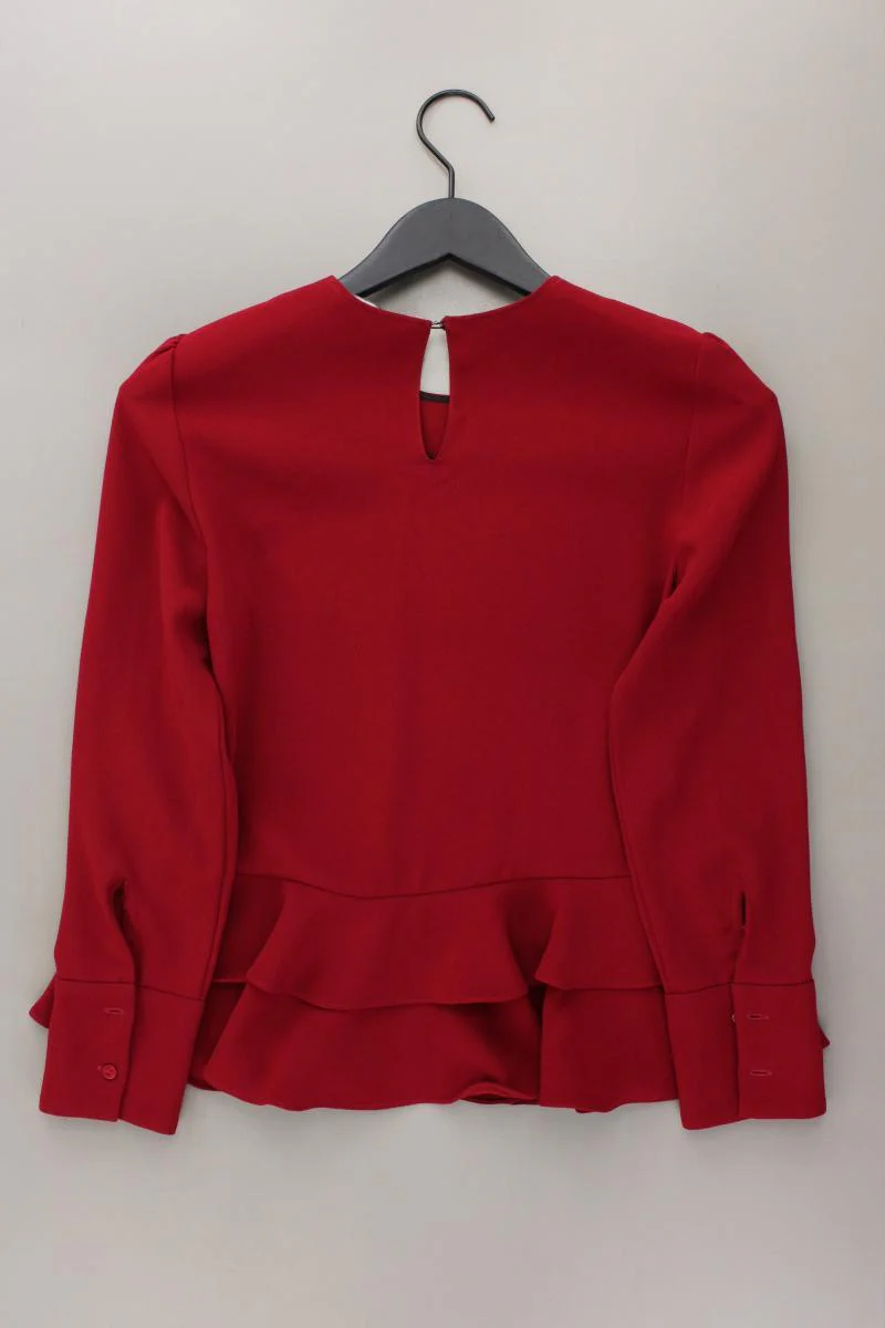 Zara Langarmbluse Gr. XS rot - Image 4