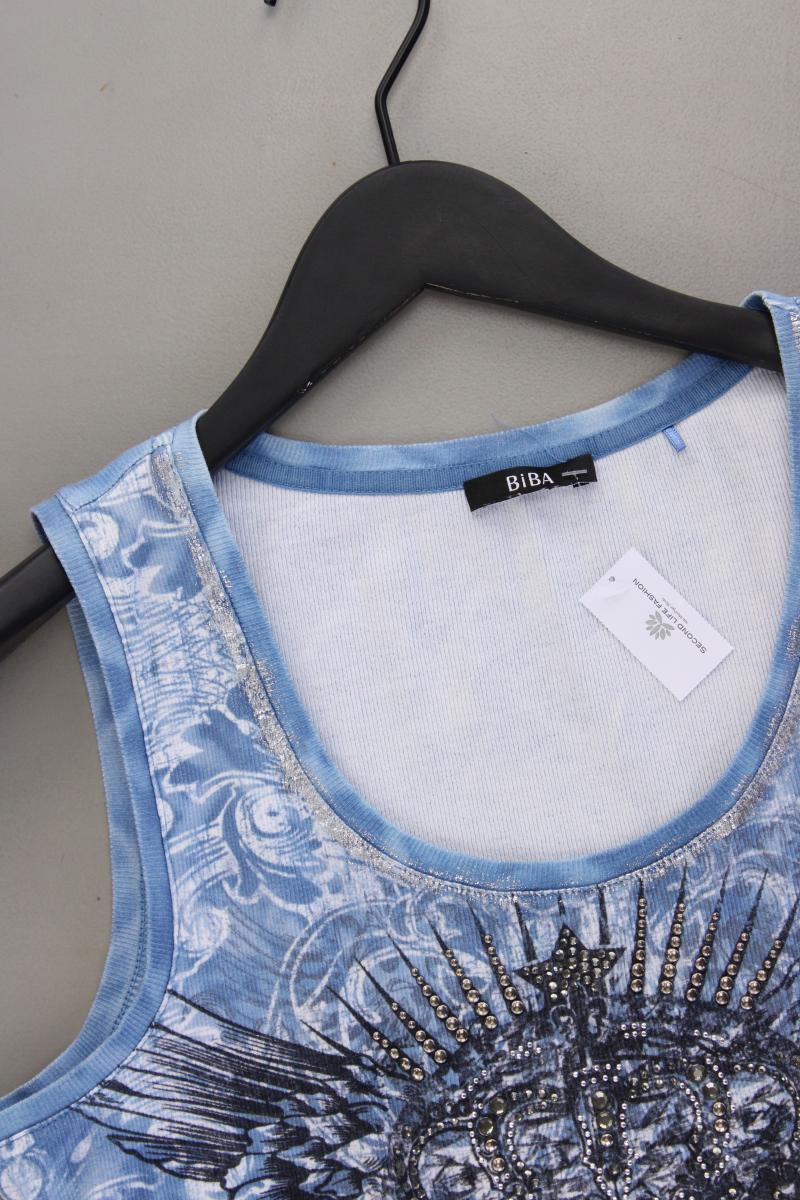 Biba Trägertop Gr. L blau aus Baumwolle - Image 2