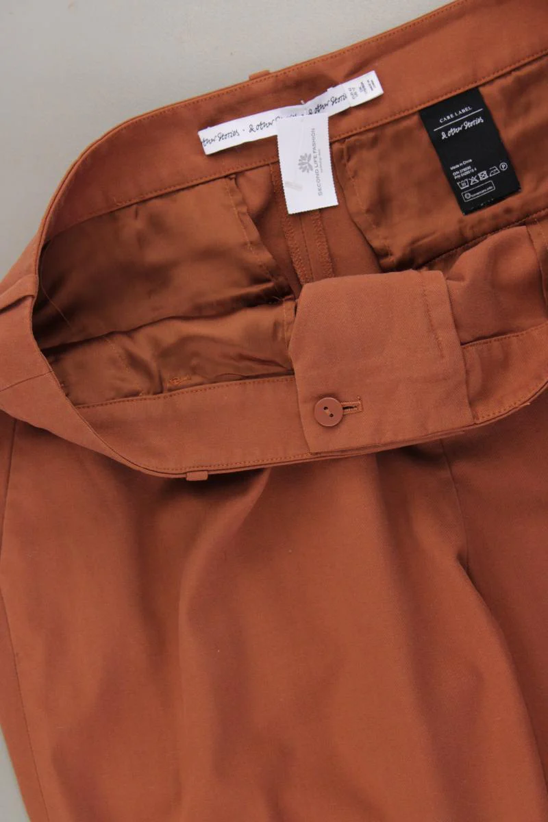 & other stories Stoffhose Gr. 42 braun aus Polyester - Image 2