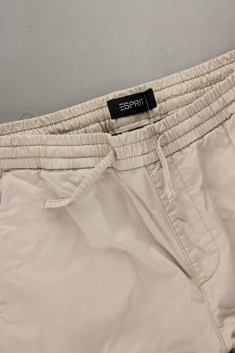 Esprit Hose für Herren Gr. 48 creme aus Baumwolle - Image 2