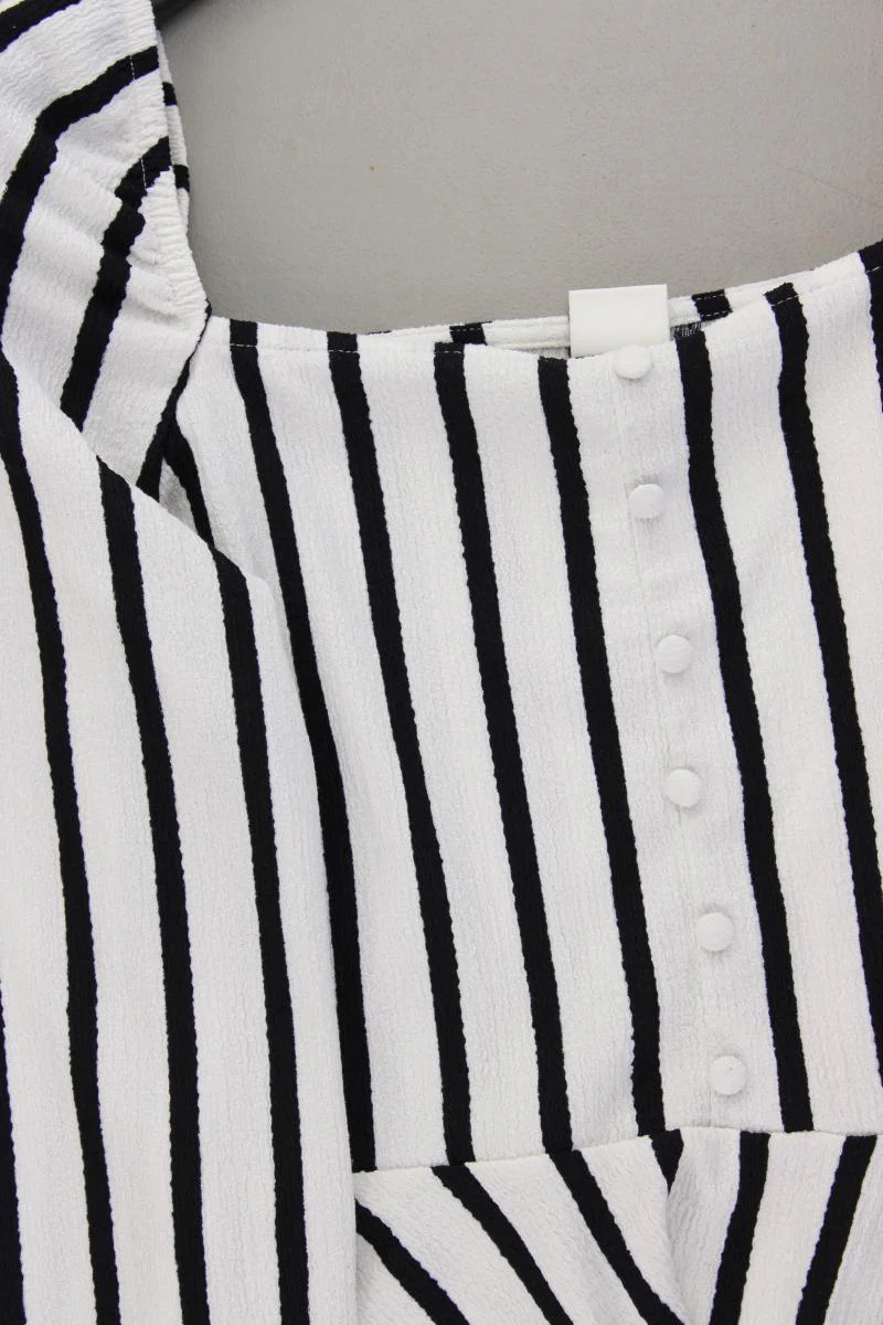 H&M Langarmbluse Gr. S gestreift mehrfarbig aus Polyester - Image 3