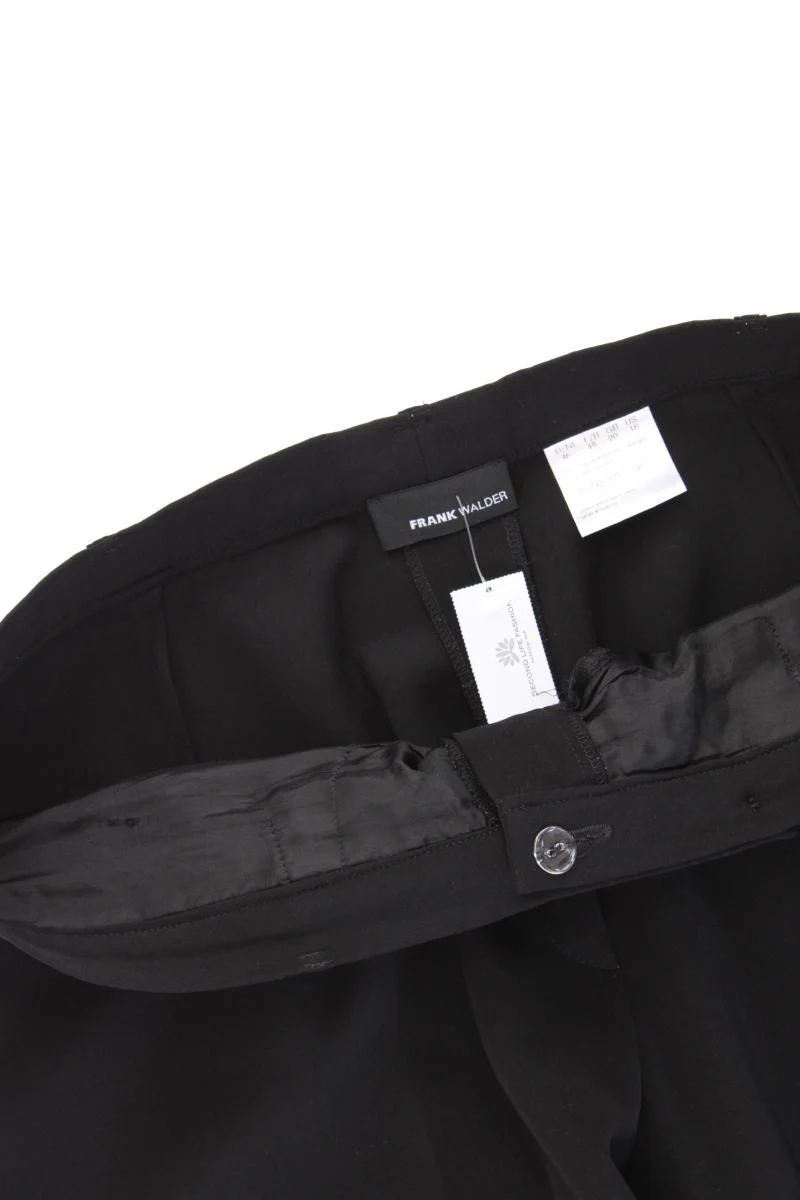 Frank Walder Stoffhose Gr. 46 schwarz aus Polyester - Image 2