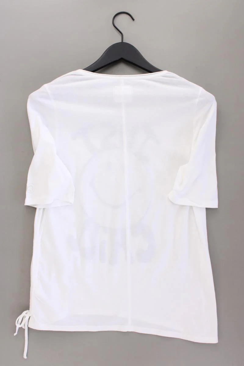 Oui Printshirt Gr. 38 Kurzarm weiß - Image 4