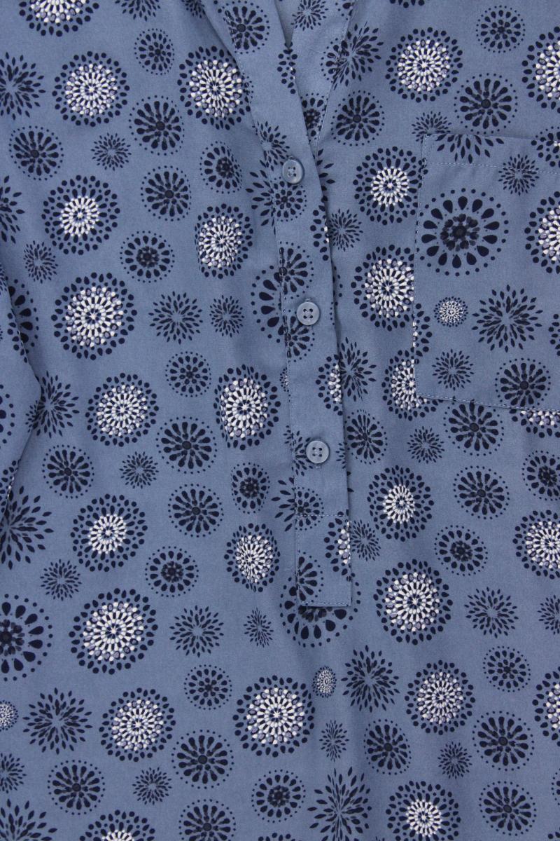 Bexley's Bluse Gr. 50 neuwertig 3/4 Ärmel blau aus Polyester - Image 3