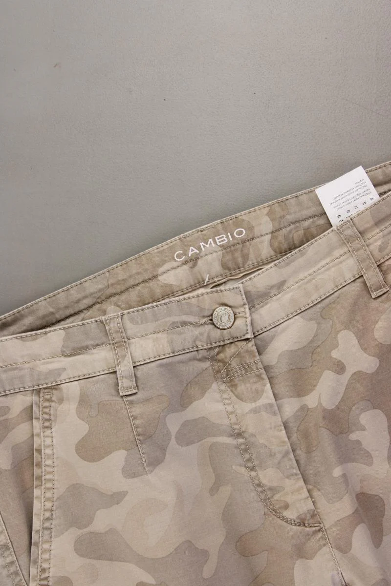 Cambio Cargohose Gr. 42 camouflage braun aus Baumwolle - Image 2