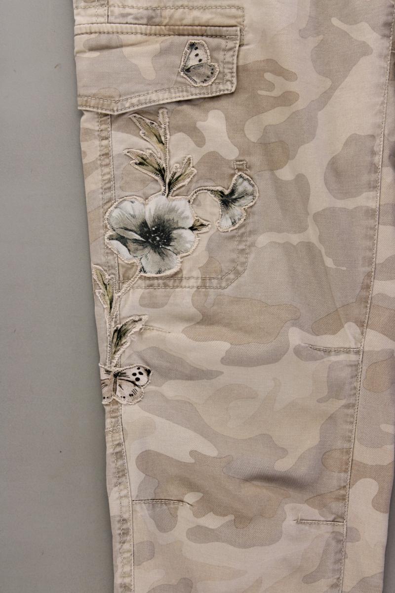 Cambio Cargohose Gr. 42 camouflage braun aus Baumwolle - Image 3