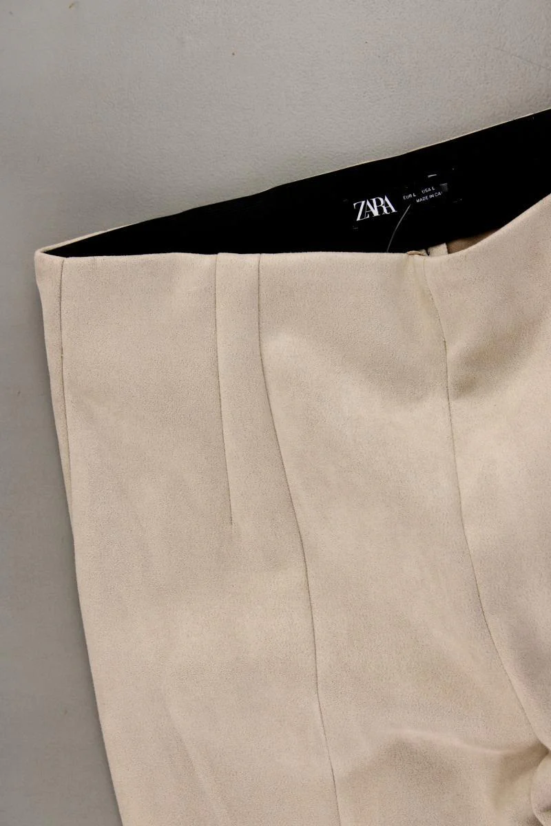 Zara Leggings Gr. L creme aus Polyester - Image 2
