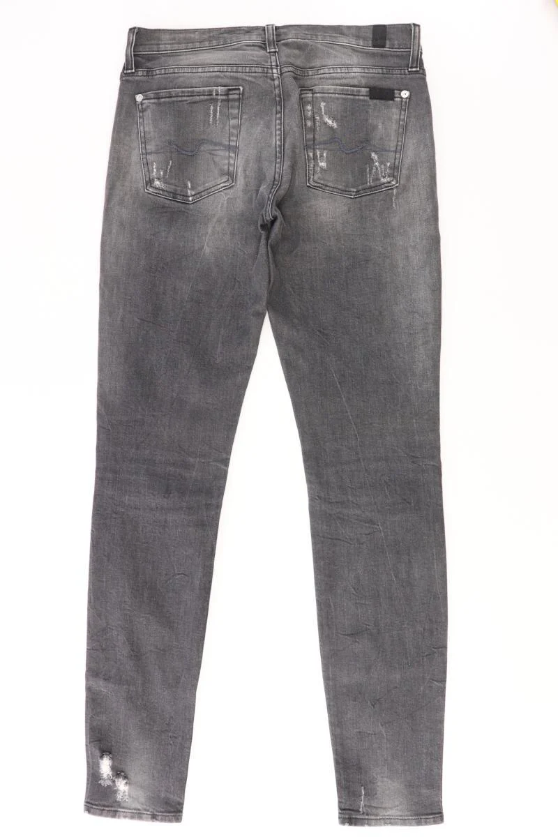 For All 7 mankind Skinny Jeans Gr. W27 grau aus Baumwolle - Image 4