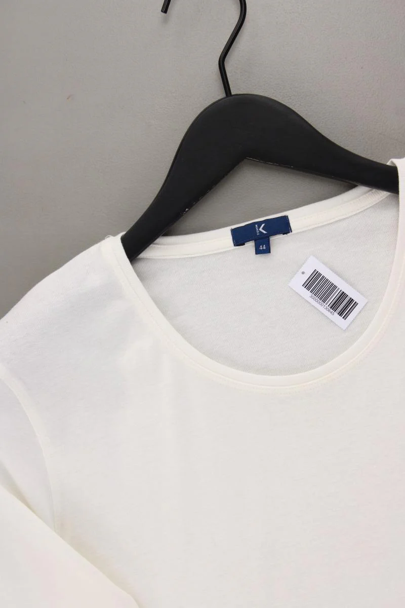 K Town Shirt Gr. 44 Kurzarm creme aus Baumwolle - Image 2