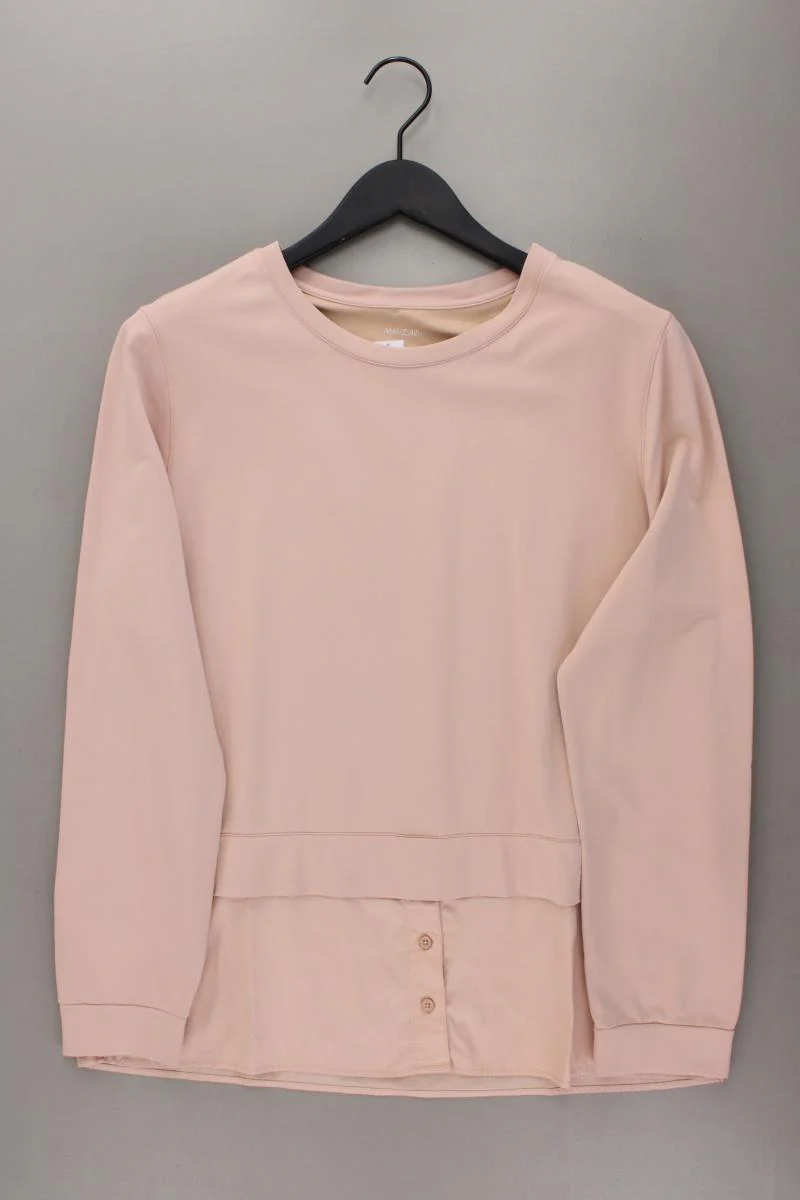 Marc Cain Langarmpullover Gr. 42 rosa aus Polyamid