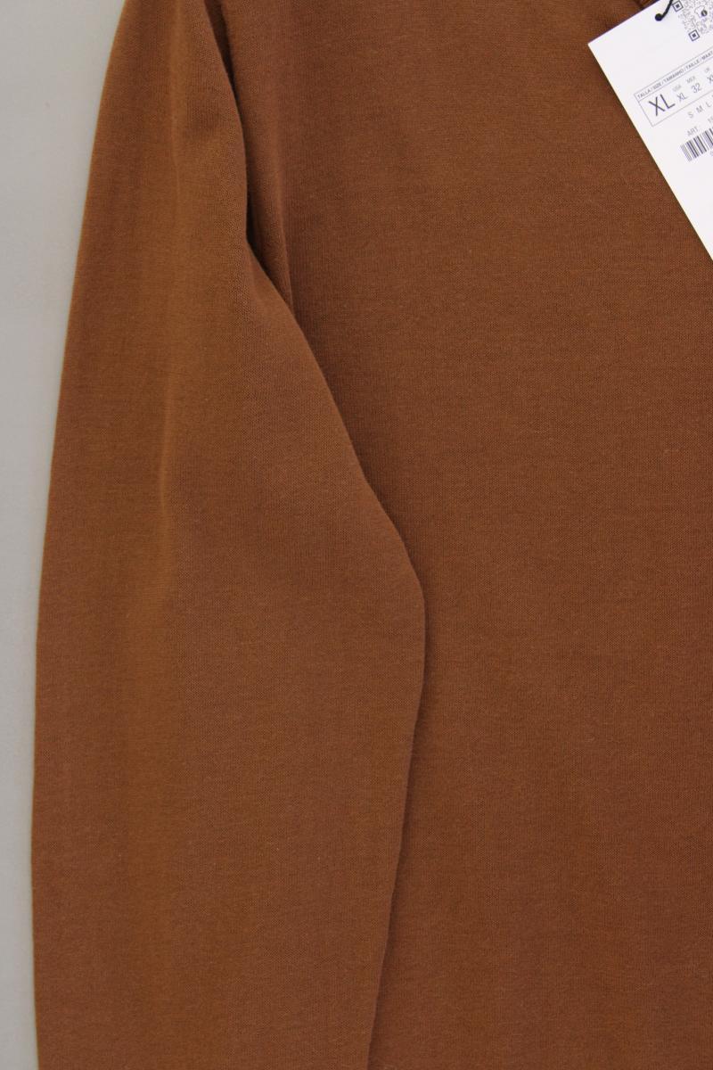Zara Feinstrickpullover Gr. XL neu mit Etikett Neupreis: 29,95€! braun - Image 3