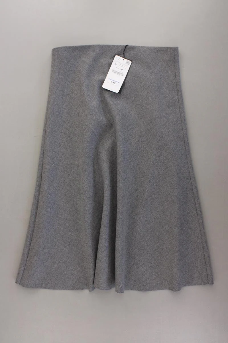 Zara Maxirock Gr. L neu mit Etikett Neupreis: 49,95€! grau aus Polyester