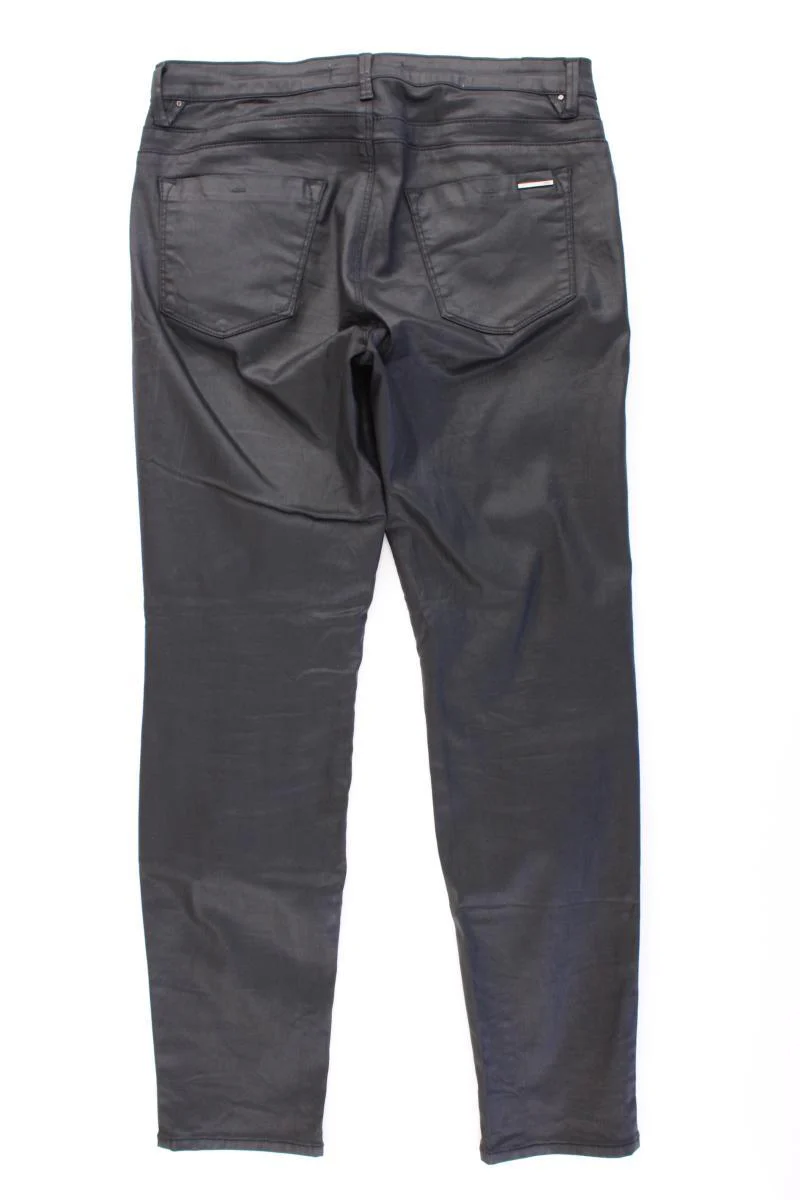Brax Kunstlederhose Gr. Kurzgröße 40 neuwertig Modell Shakira schwarz - Image 4