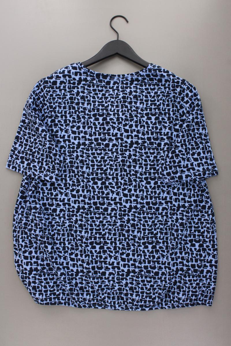 Steilmann Printshirt Gr. 48/50 neu mit Etikett Kurzarm blau aus Baumwolle - Image 4