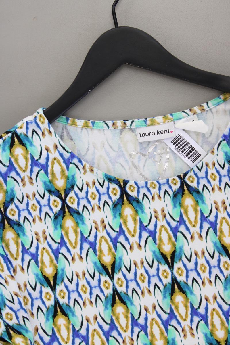 Laura Kent Printshirt Gr. 42 neuwertig Kurzarm mehrfarbig aus Viskose - Image 2