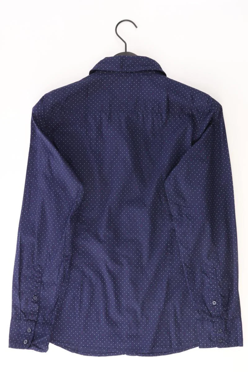 Tommy Hilfiger Langarmbluse Gr. L gepunktet blau - Image 4
