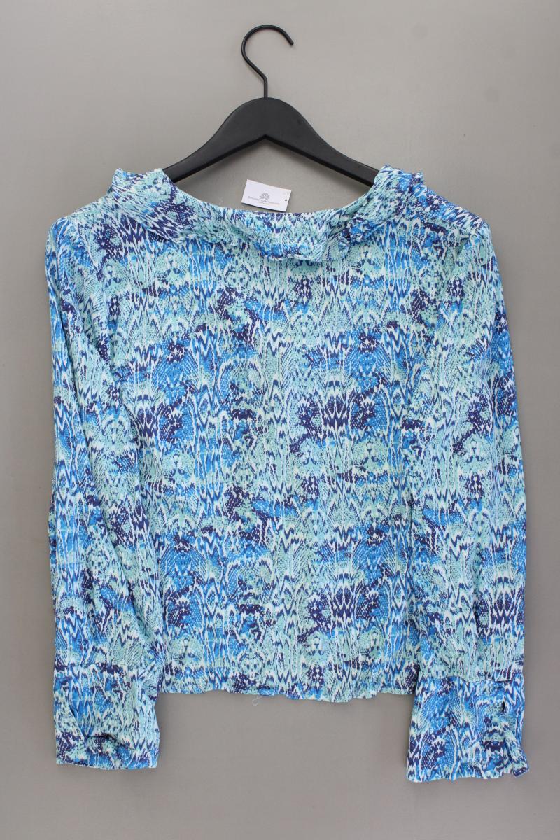 Zara Langarmbluse Gr. XL blau aus Viskose - Image 4