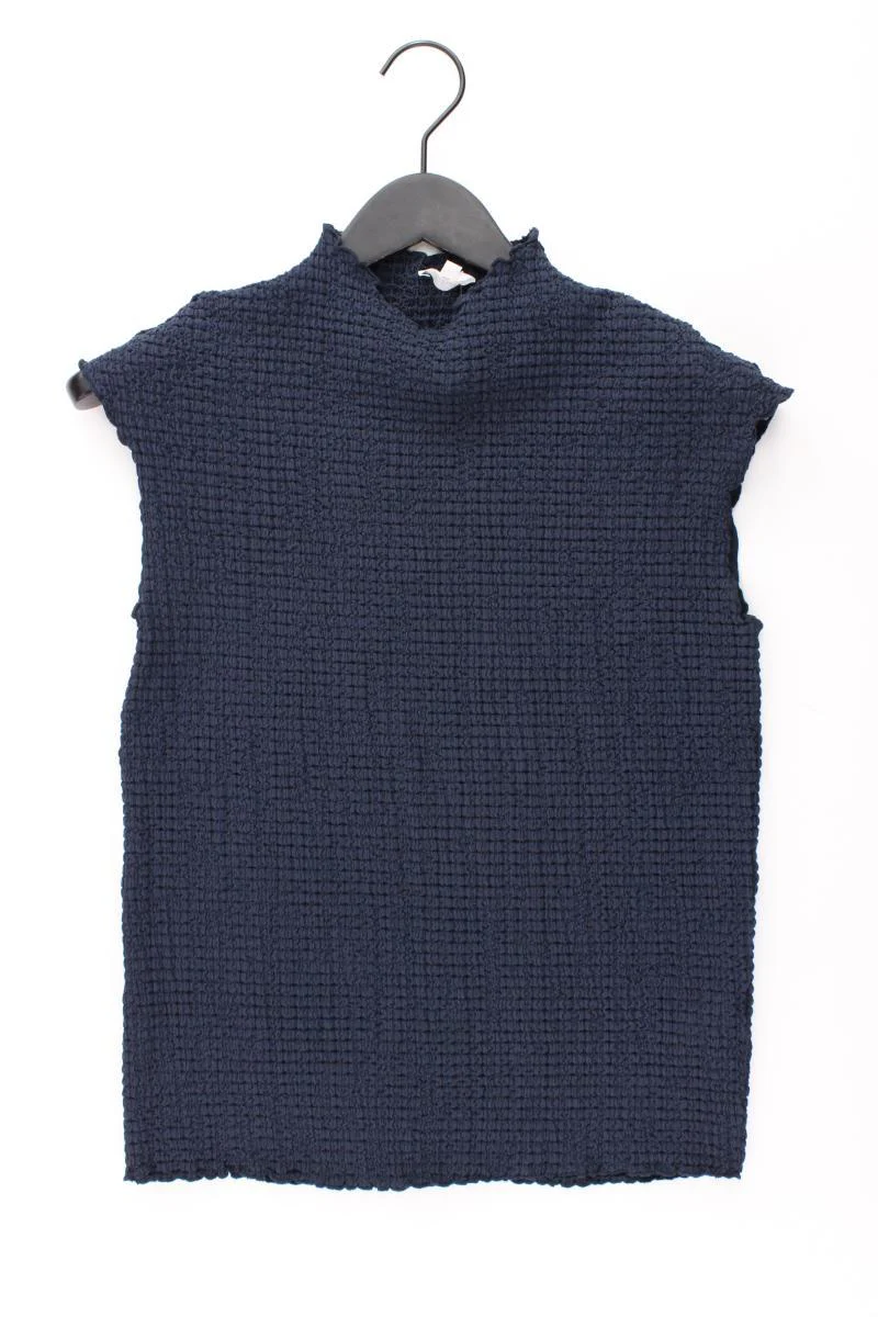 s.Oliver Kurzarmbluse Gr. 36 neuwertig blau aus Polyester